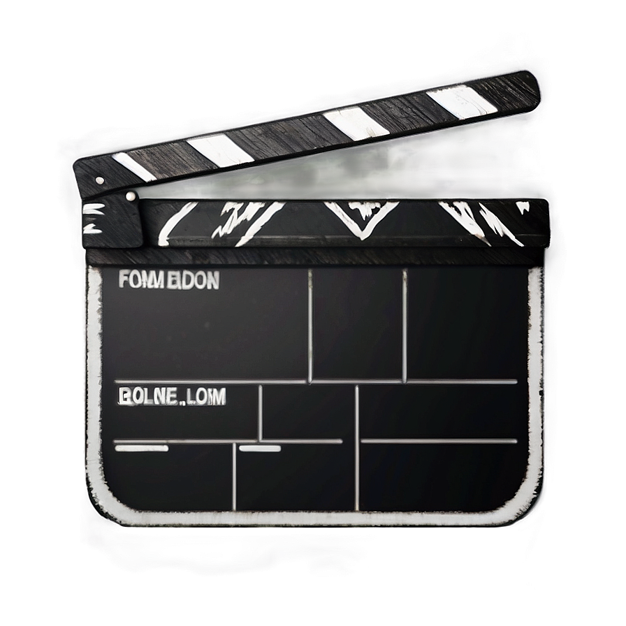 Movie Clapper Film Slate Png 06262024 PNG image