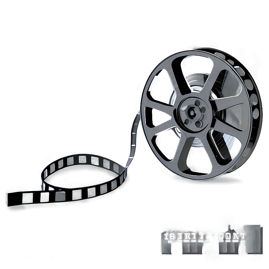 Movie Reel On Projector Png 06212024 PNG image