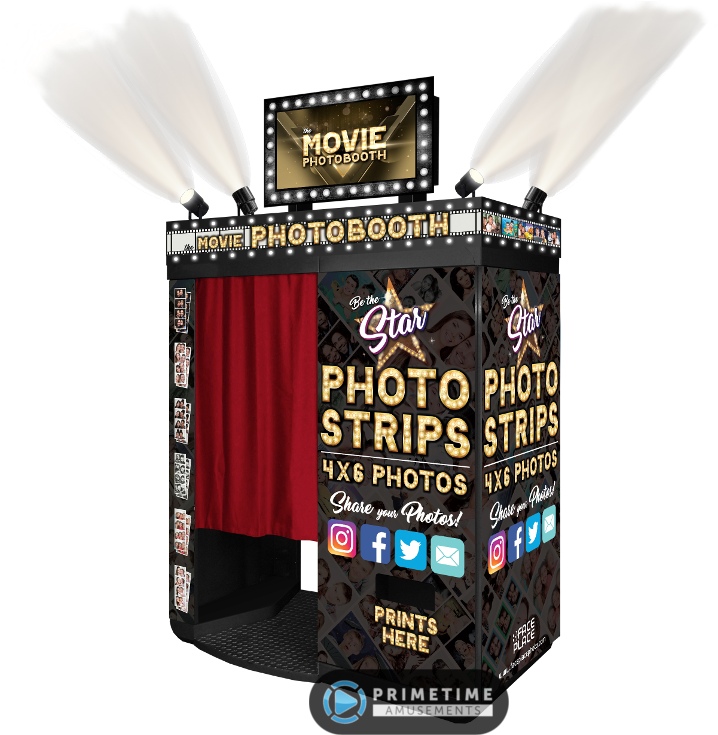 Movie Theme Photobooth Design PNG image