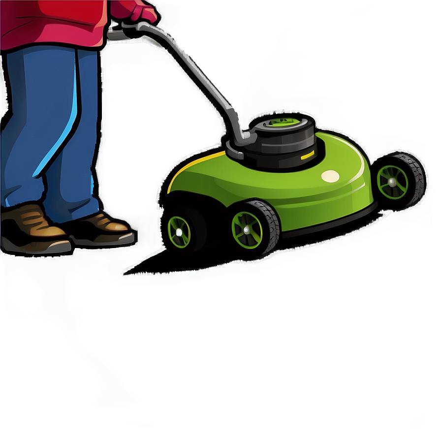 Mowing D PNG image