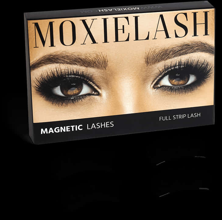 Moxie Lash Magnetic Full Strip Lashes Packaging PNG image