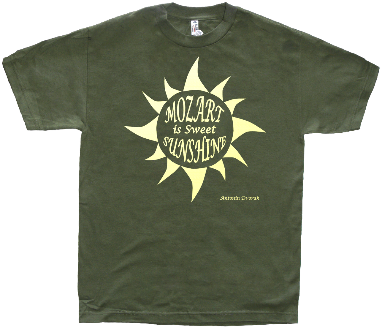 Mozart Sweet Sunshine T Shirt PNG image
