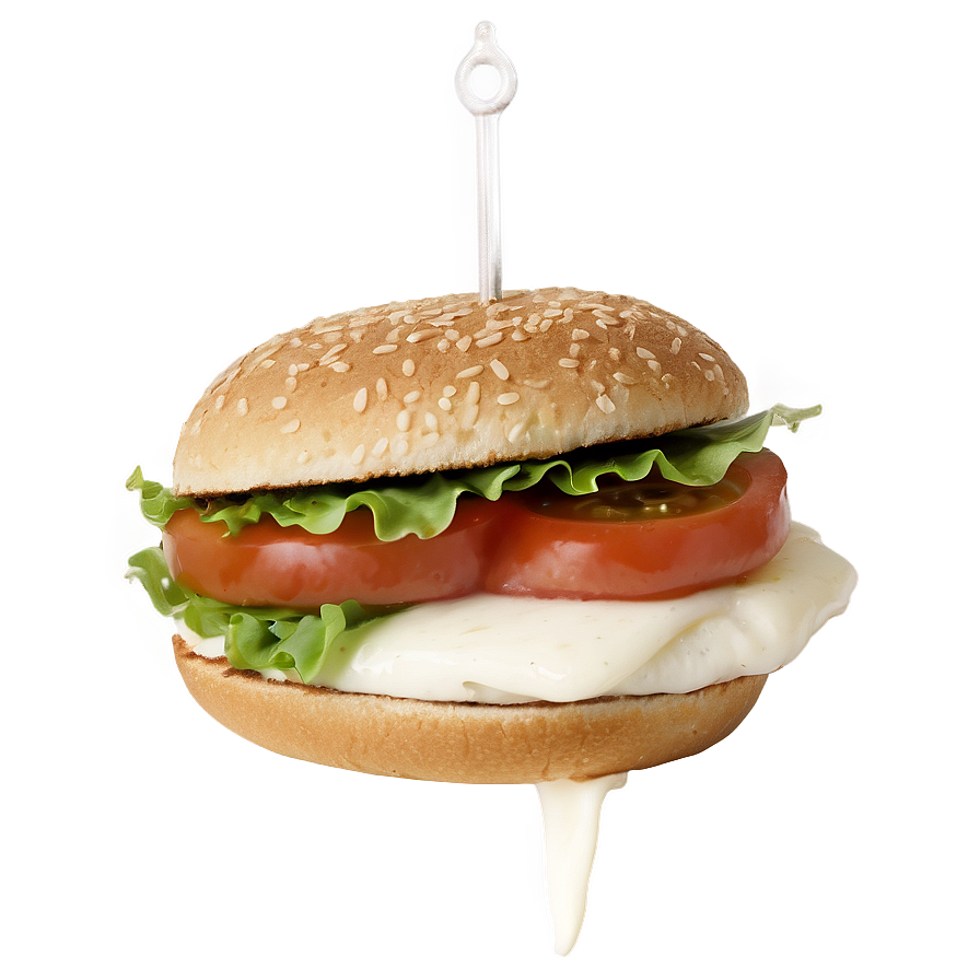 Mozzarella Burger Png Wgw PNG image