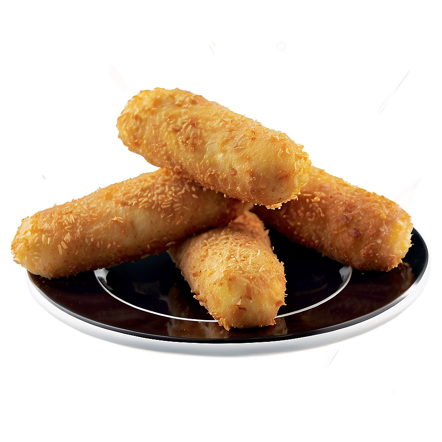 Mozzarella Sticks Plate Png 06122024 PNG image