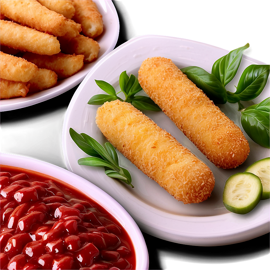 Mozzarella Sticks Platter Png 06122024 PNG image