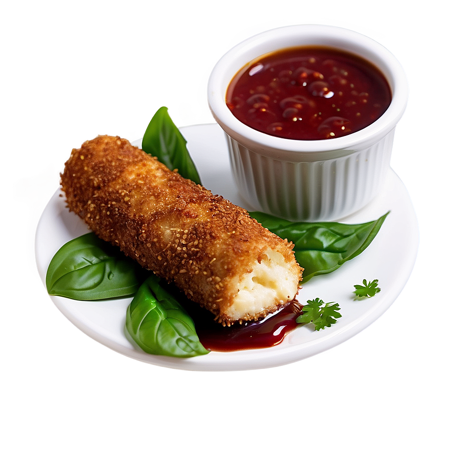 Mozzarella Sticks With Bbq Sauce Png Yky58 PNG image