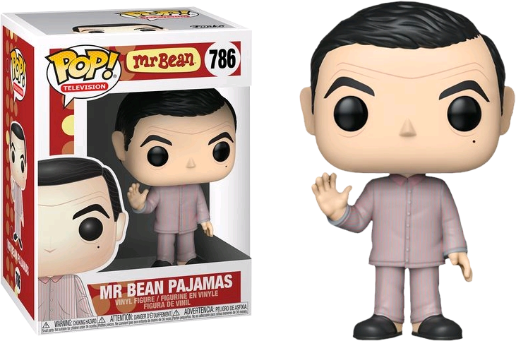 Mr Bean Pajamas Funko Pop Figure PNG image