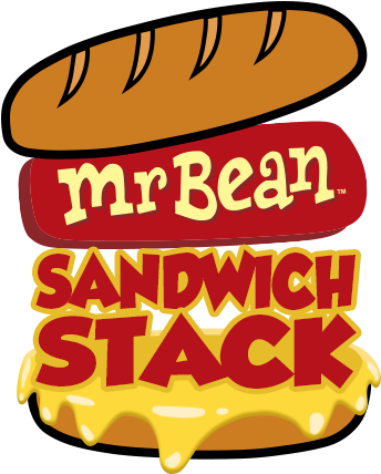 Mr Bean Sandwich Stack Logo PNG image