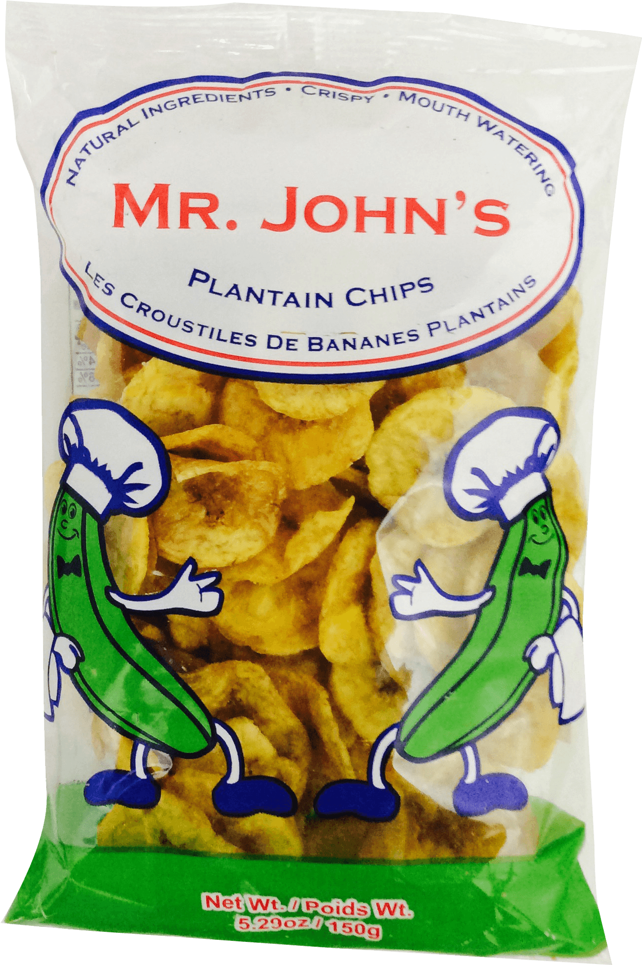 Mr Johns Plantain Chips Package PNG image