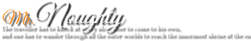 Mr Naughty Calligraphy Quote PNG image