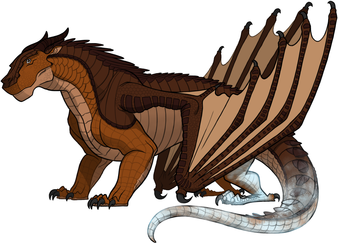 Mud Wing_ Dragon_ Wings_of_ Fire PNG image