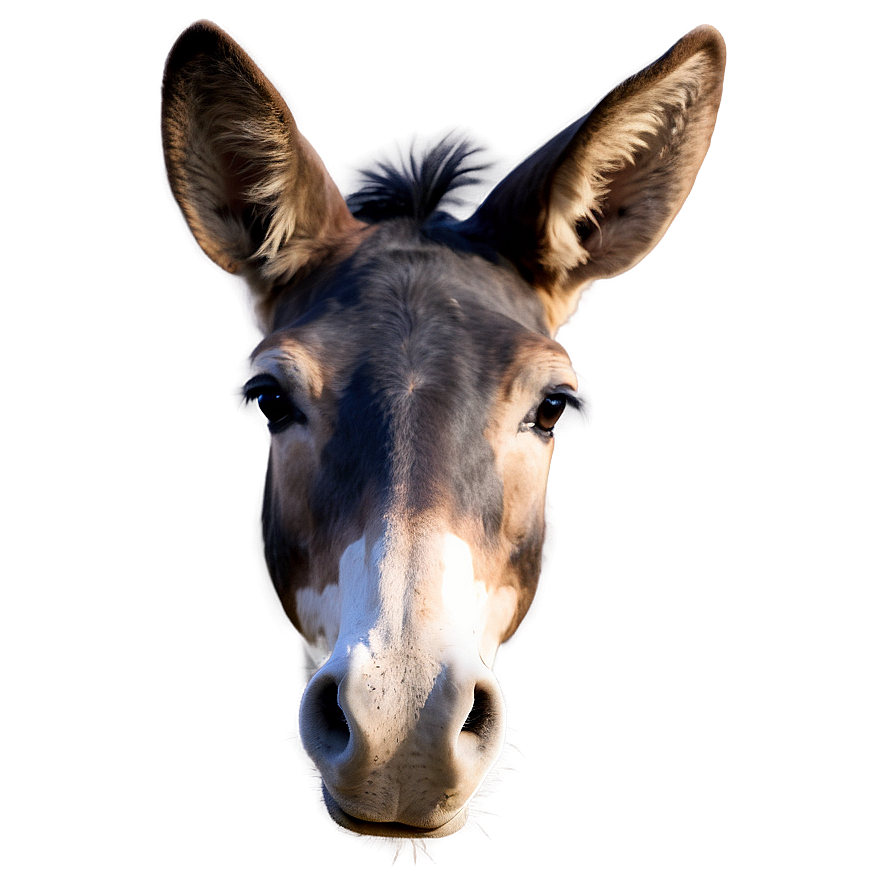 Mule Head Close-up Png 76 PNG image