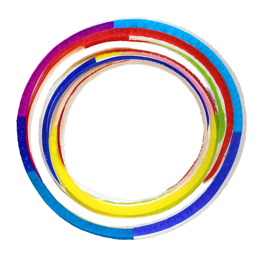 Multi-colored Circle Png Dkx52 PNG image