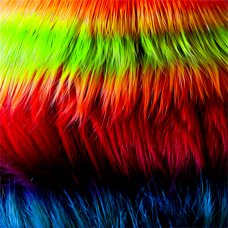 Multi-colored Fur Texture Png 06272024 PNG image