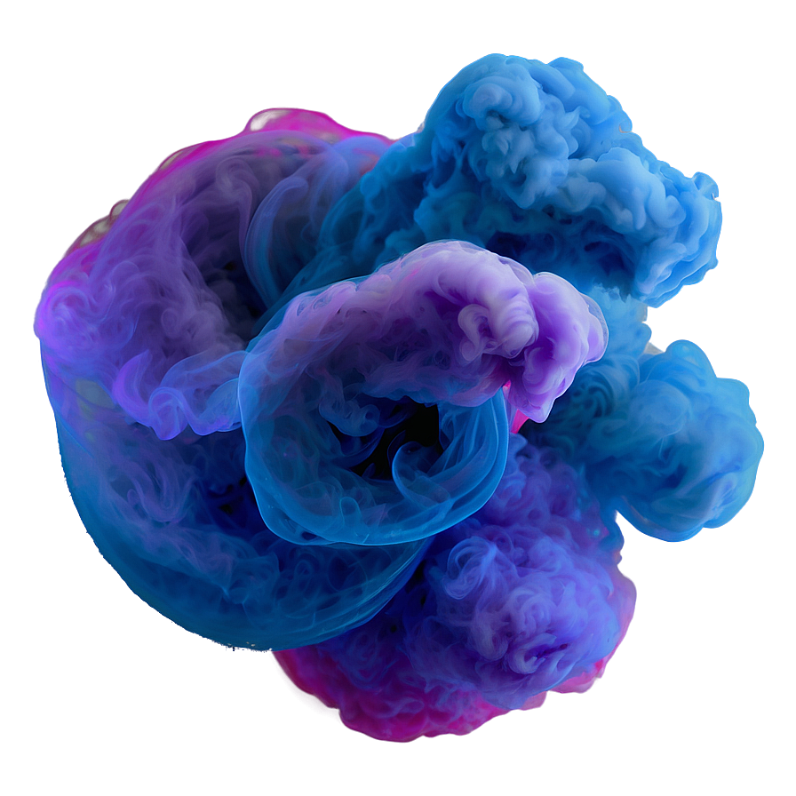 Multi-colored Smoke Swirl Png 06252024 PNG image