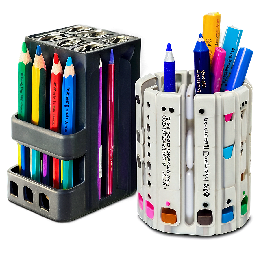 Multi-compartment Pencil Holder Png 73 PNG image