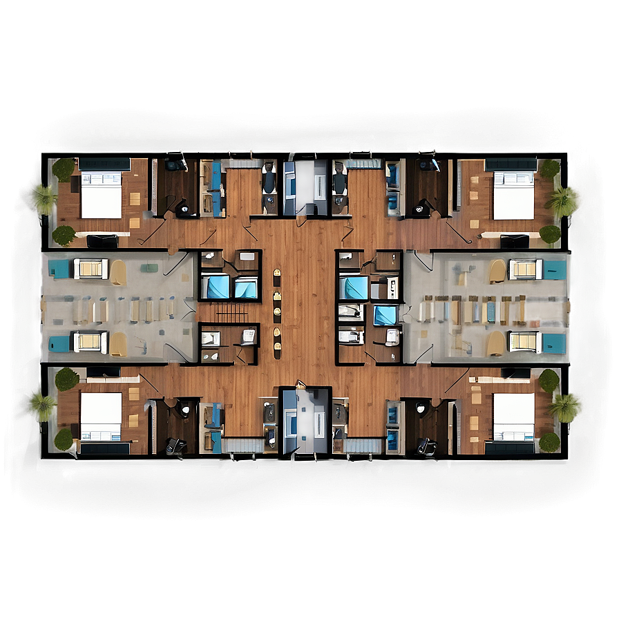 Multi-family Floor Plan Png Idq PNG image