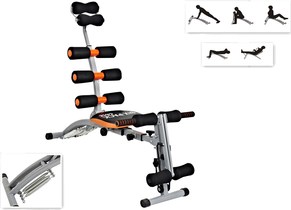 Multi Function Workout Bench Equipment PNG image