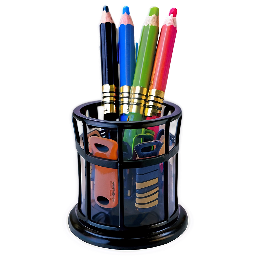 Multi-functional Pencil Holder Png 06282024 PNG image