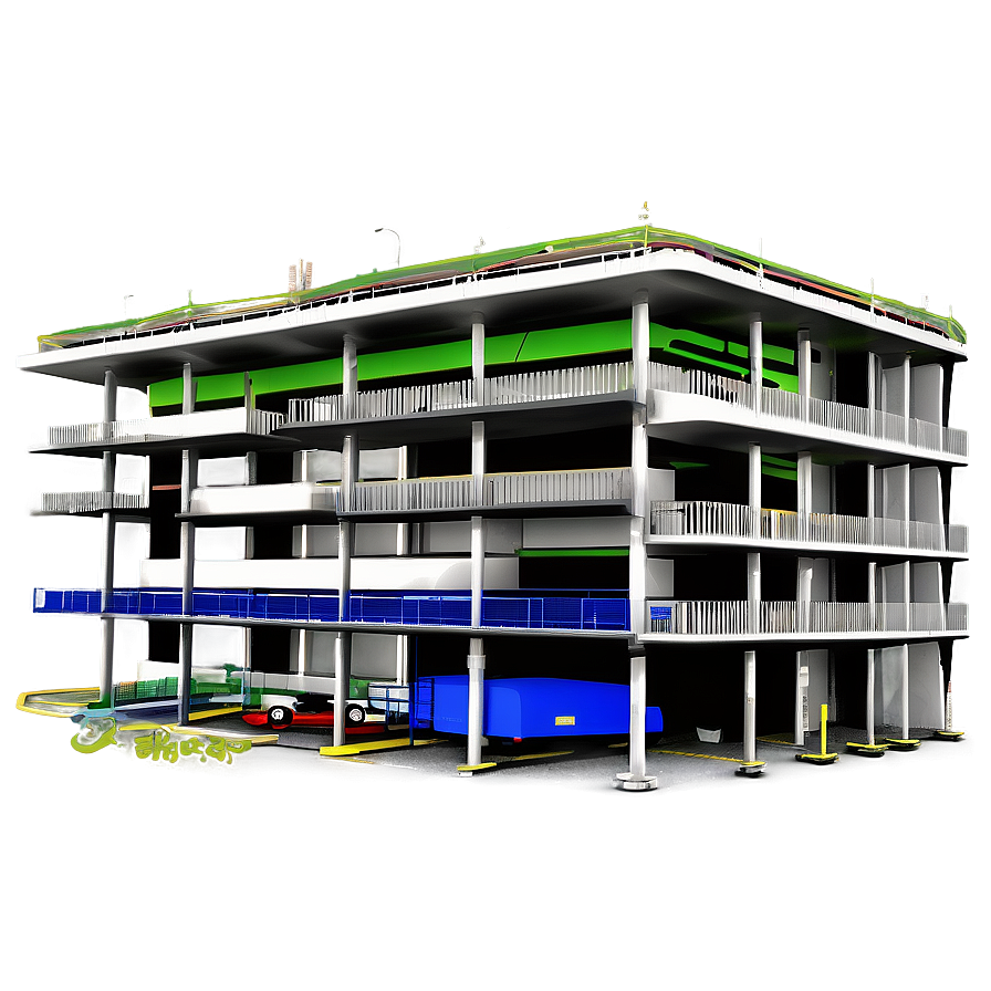 Multi-level Parking Garage Building Png 29 PNG image