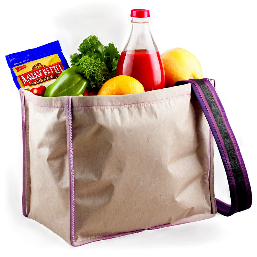 Multi-pocket Grocery Bag Png Drd7 PNG image