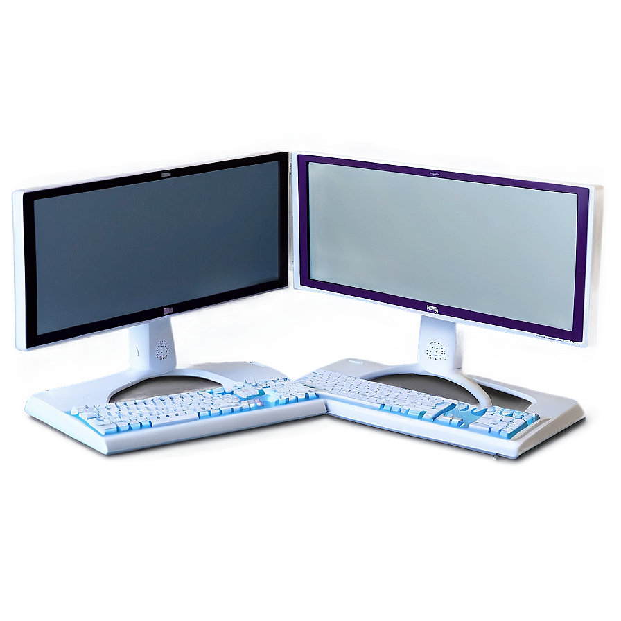 Multi-screen Computer Setup Png 70 PNG image