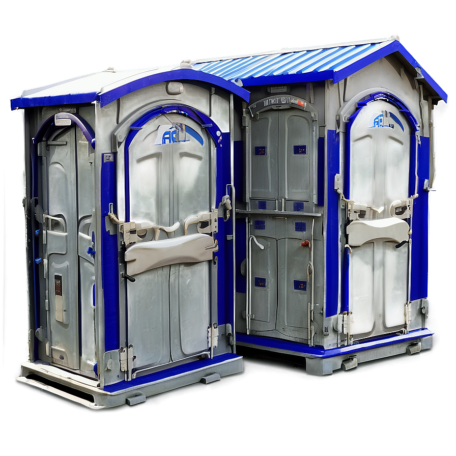 Multi-unit Portable Toilet Block Png Xka PNG image