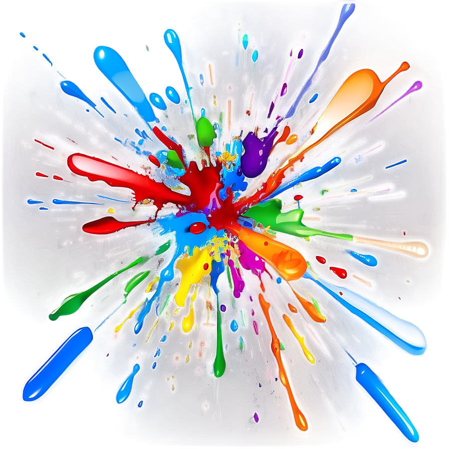 Multicolor Splash Art Png 06252024 PNG image