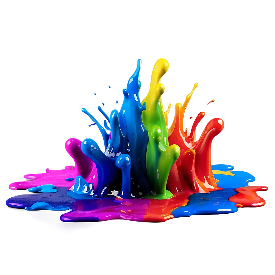 Multicolor Splash Art Png Jni52 PNG image