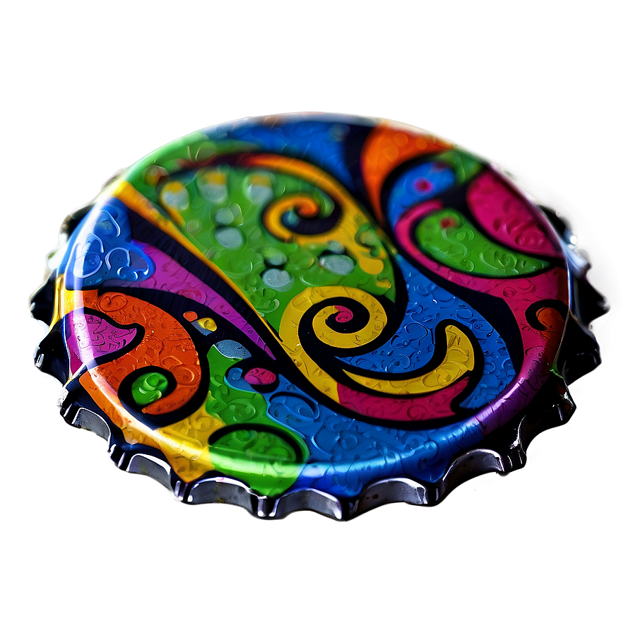 Multicolored Bottle Cap Png 84 PNG image