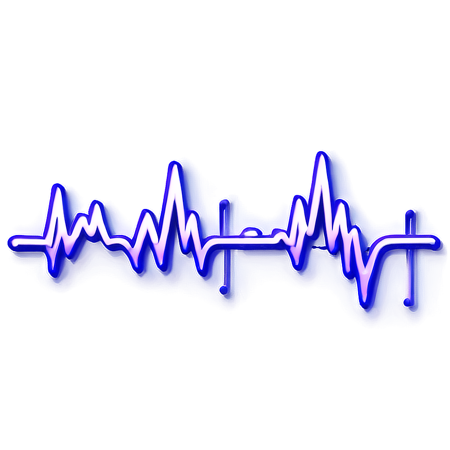 Multilayered Heartbeat Line Png 55 PNG image