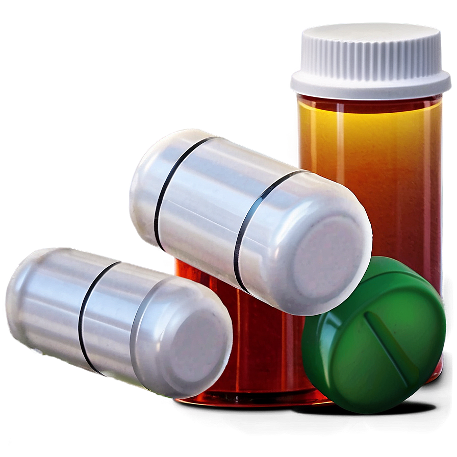 Multiple Pill Bottles Png 05252024 PNG image