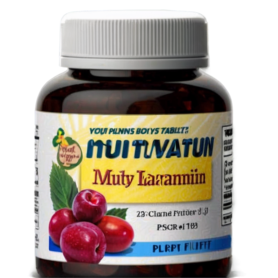 Multivitamin Tablets Png 06122024 PNG image