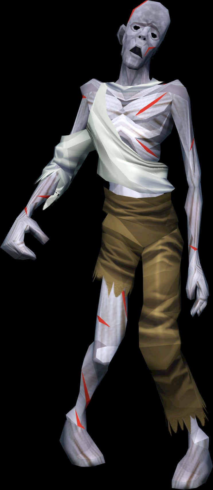 Mummy_ Zombie_ Animation_ Character PNG image