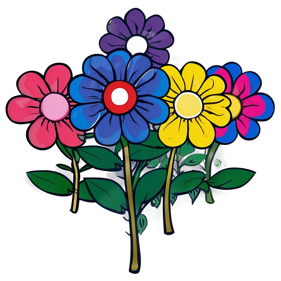 Murakami Flower D PNG image