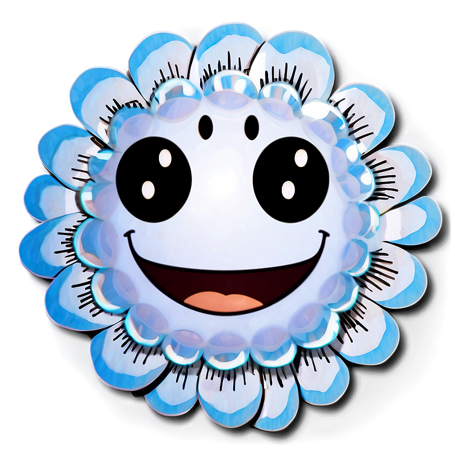 Murakami Flower With Faces Png Flg74 PNG image