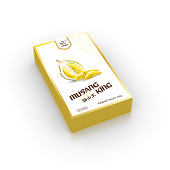 Musa King Durian Packaging PNG image