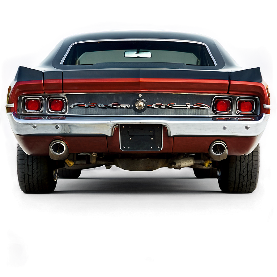 Muscle Car Back Png Tvx PNG image