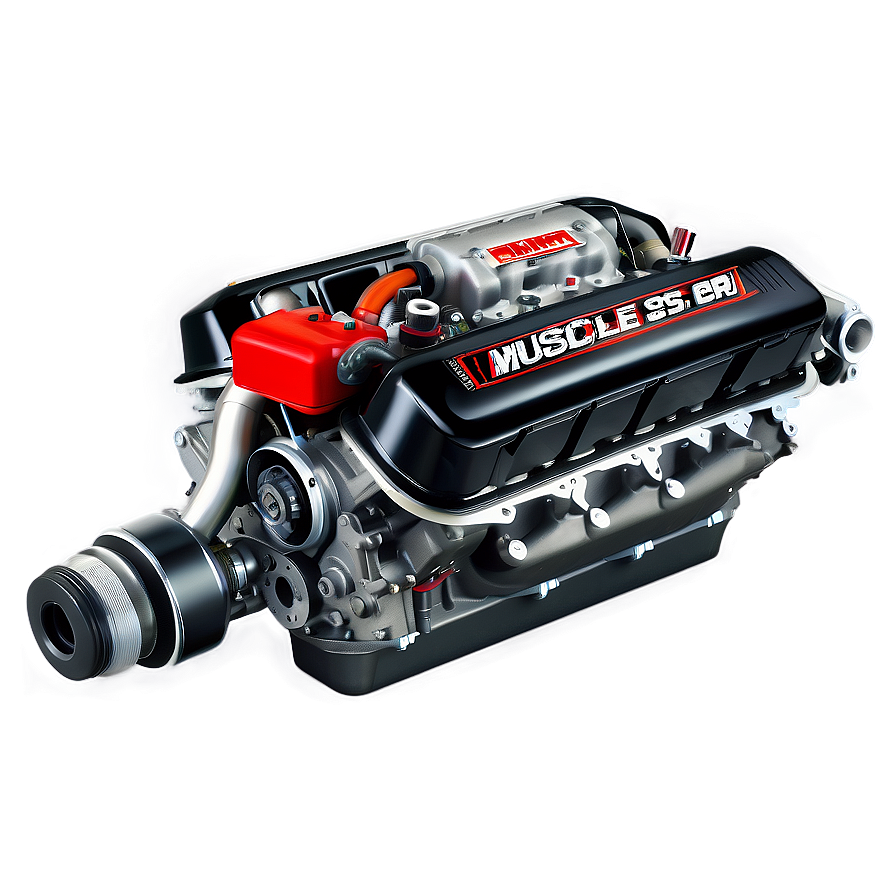 Muscle Car Engine Specification Png 06132024 PNG image