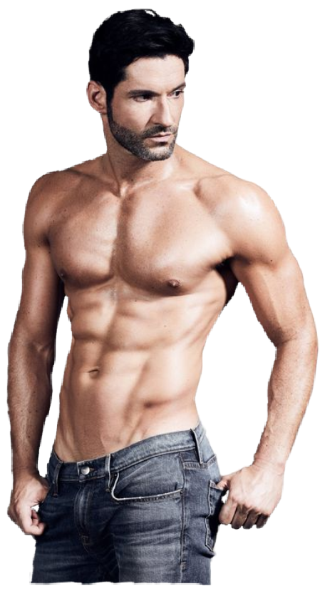 Muscular Man Posing Shirtless PNG image