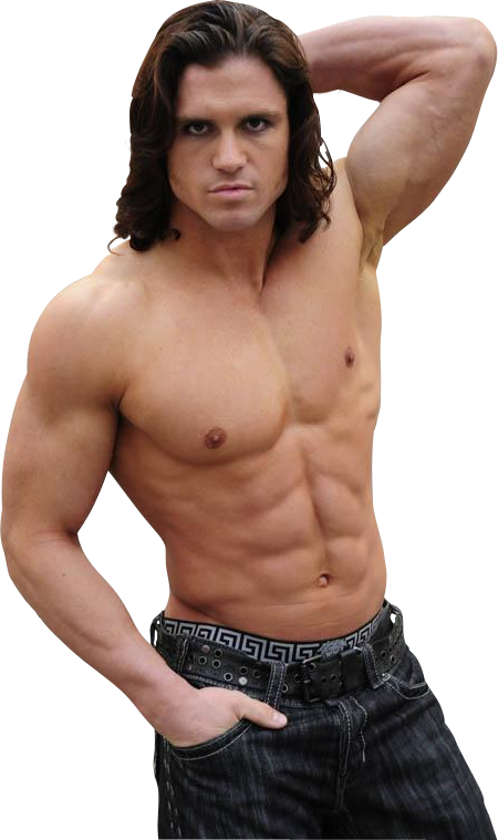 Muscular Man Showing Absand Biceps PNG image