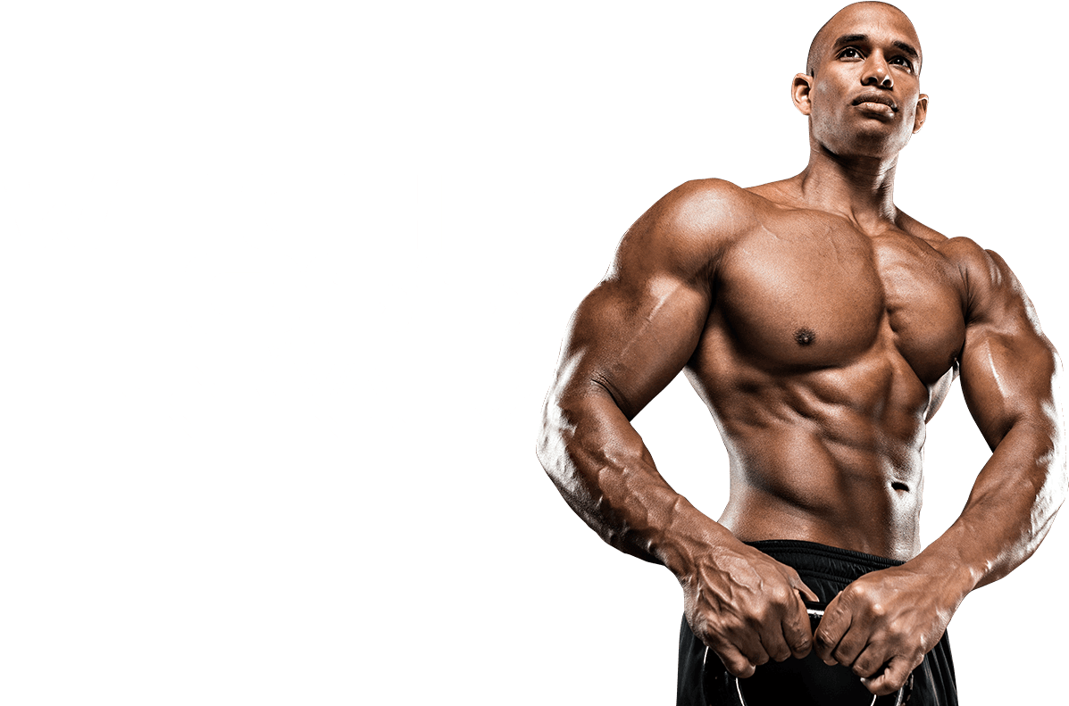 Muscular Man Weight Loss Intensity PNG image