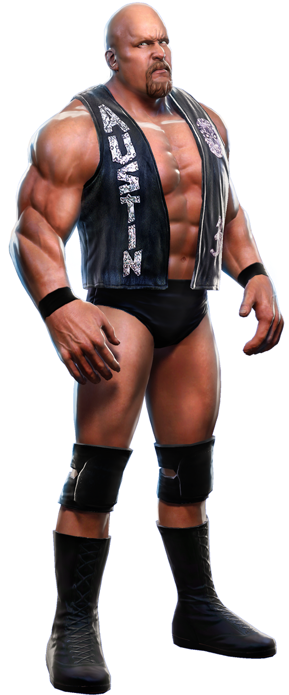 Muscular Wrestler Character PNG image