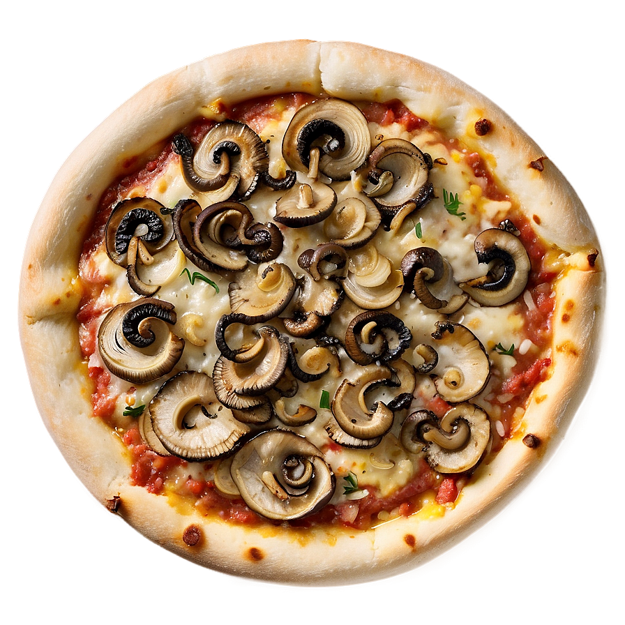 Mushroom And Onion Pizza Png 71 PNG image
