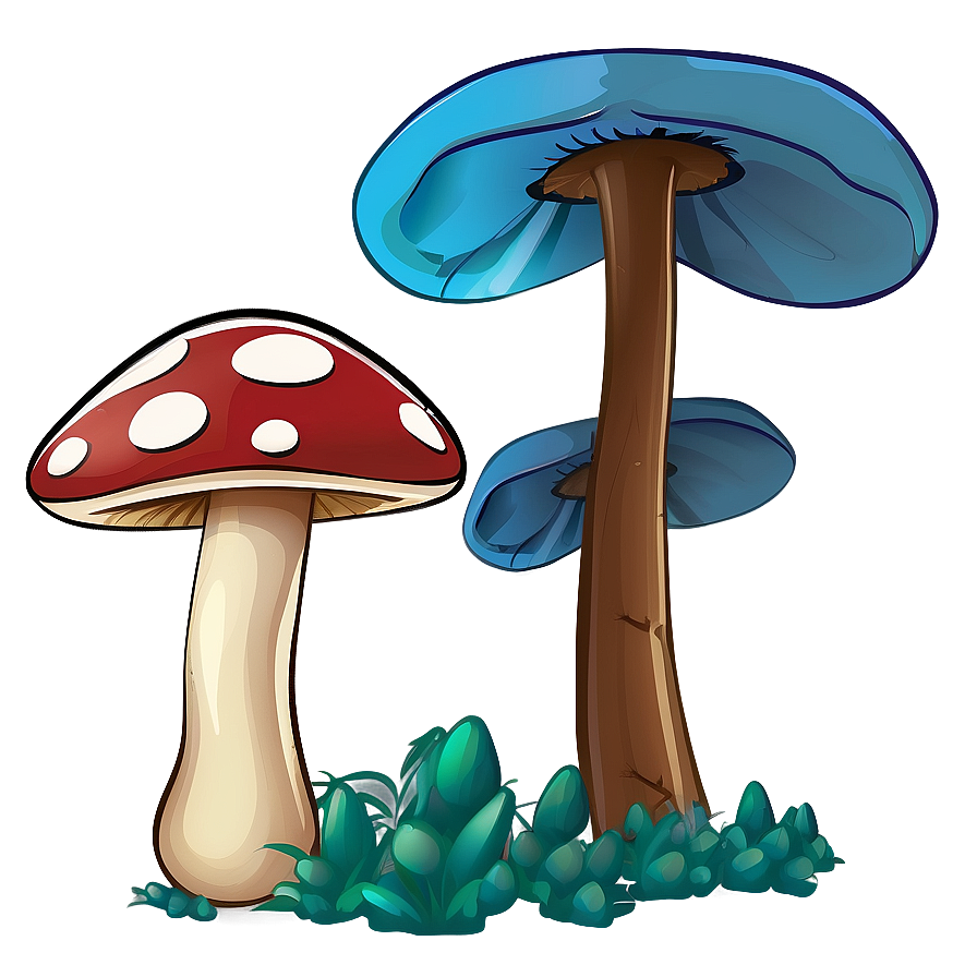 Mushroom Cartoon B PNG image