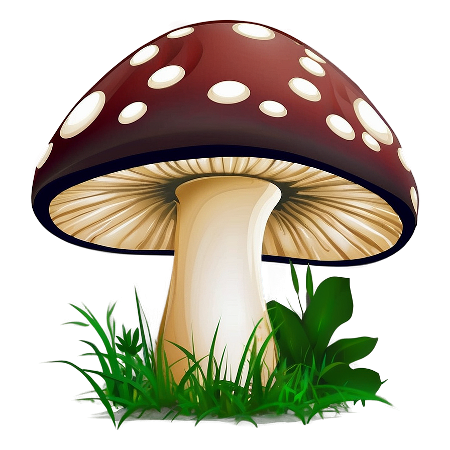 Mushroom Cartoon Face Png Pgh36 PNG image