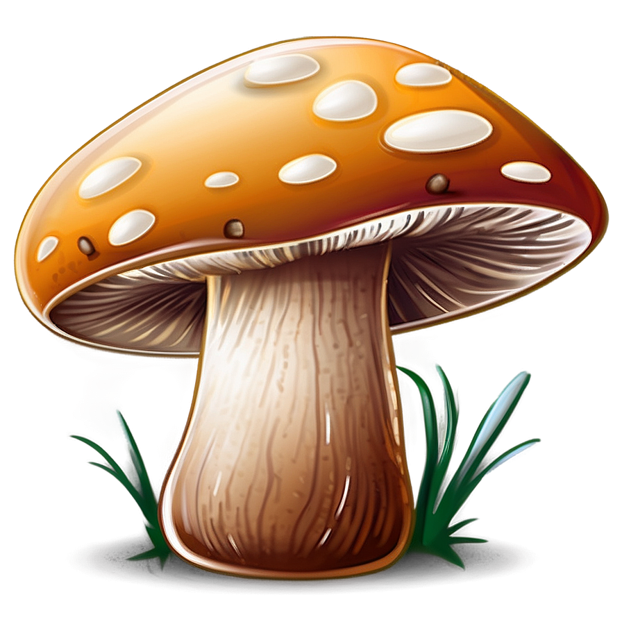 Mushroom Cartoon Illustration Png 06272024 PNG image