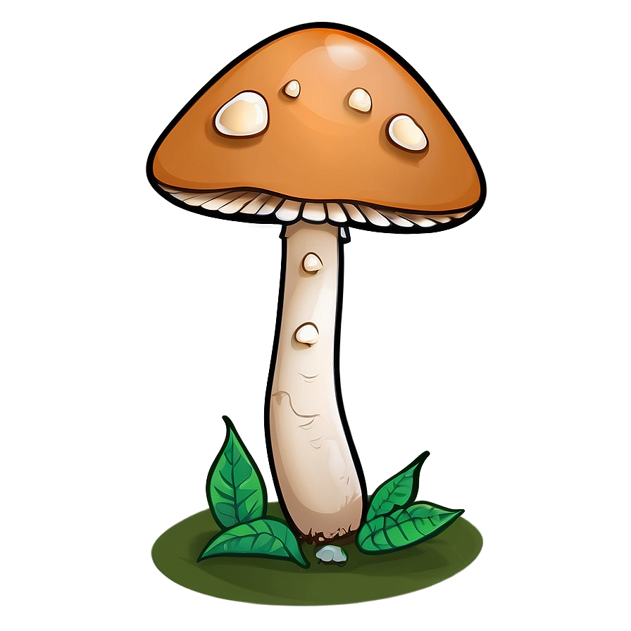 Mushroom Cartoon Outline Png Byu64 PNG image