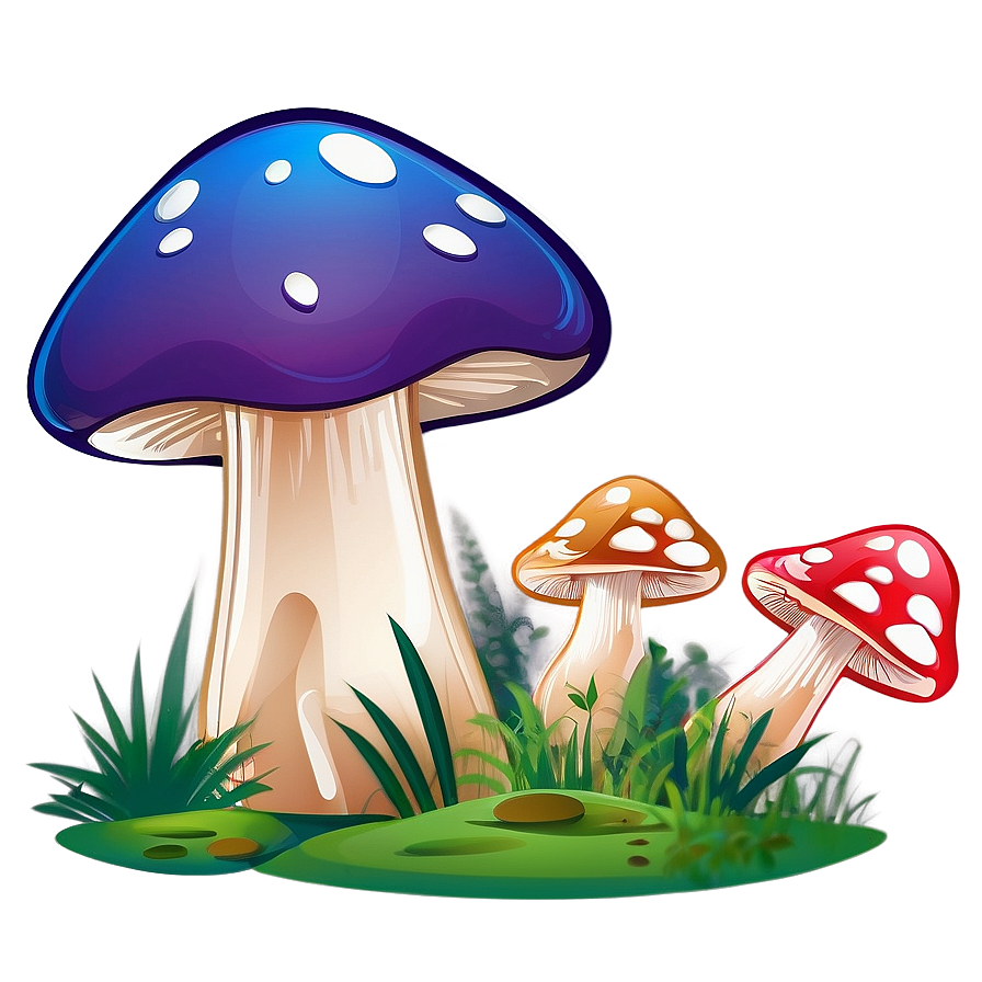 Mushroom Cartoon Vector Png 13 PNG image