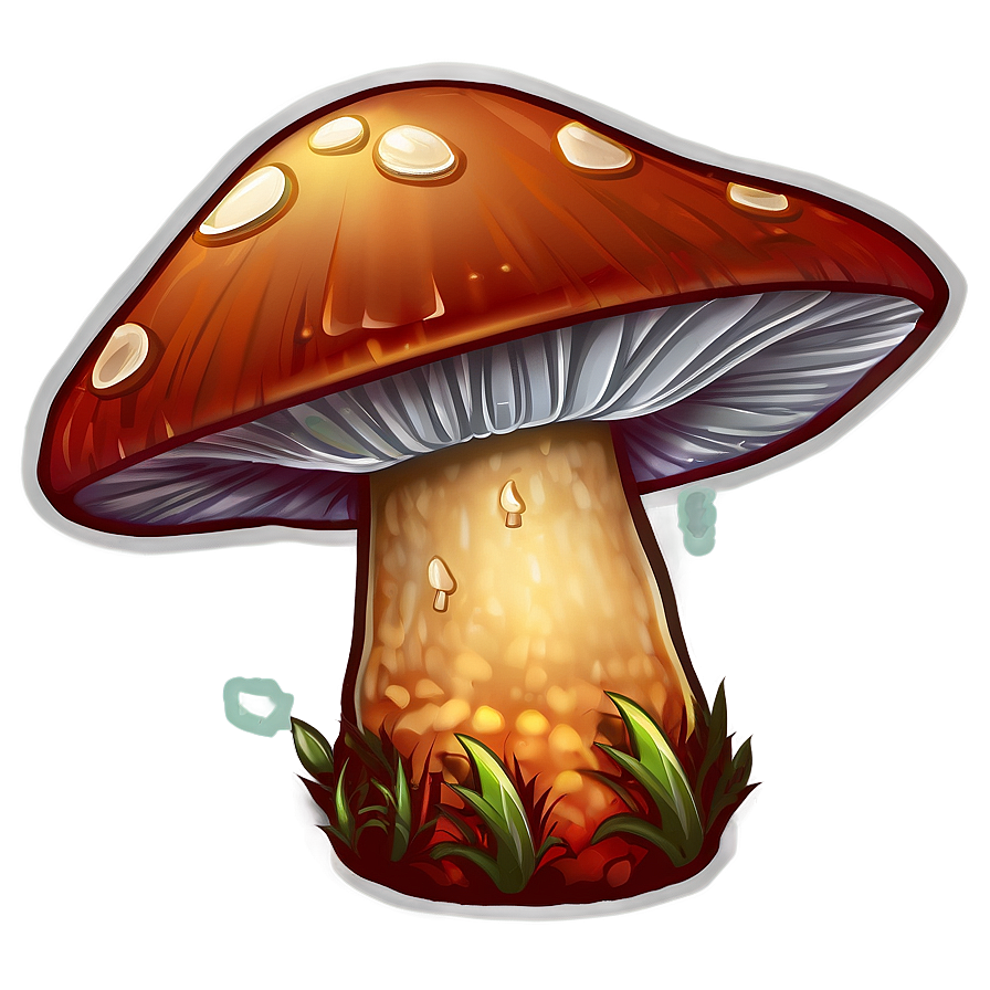 Mushroom Cartoon Wallpaper Png Lrw PNG image